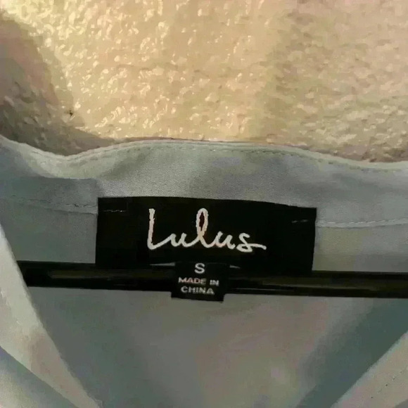 Lulus button blouse top - Picture 2 of 6